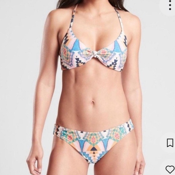 Athleta Other - Athleta Aztec geo desert print bikini swimsuit, size medium